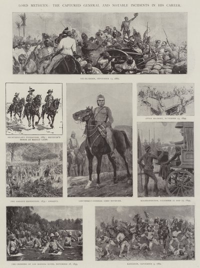 Lord Methuen, de gevangen generaal en opmerkelijke incidenten in zijn carrière door Richard Caton Woodville junior